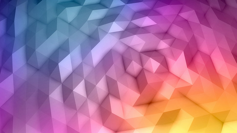 red and black area rug, abstract, low poly HD wallpaper