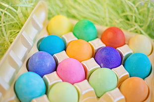 assorted-color Easter eggs, Easter, Eggs, Colorful HD wallpaper