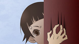 anime character at brown hair HD wallpaper