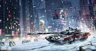 black and red battle tank wallpaper, video games, Armored Warfare, t-72