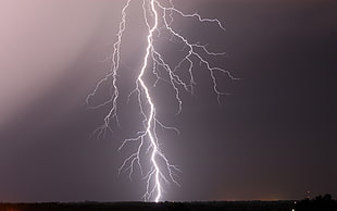 white lightning, storm, lightning, nature, landscape HD wallpaper