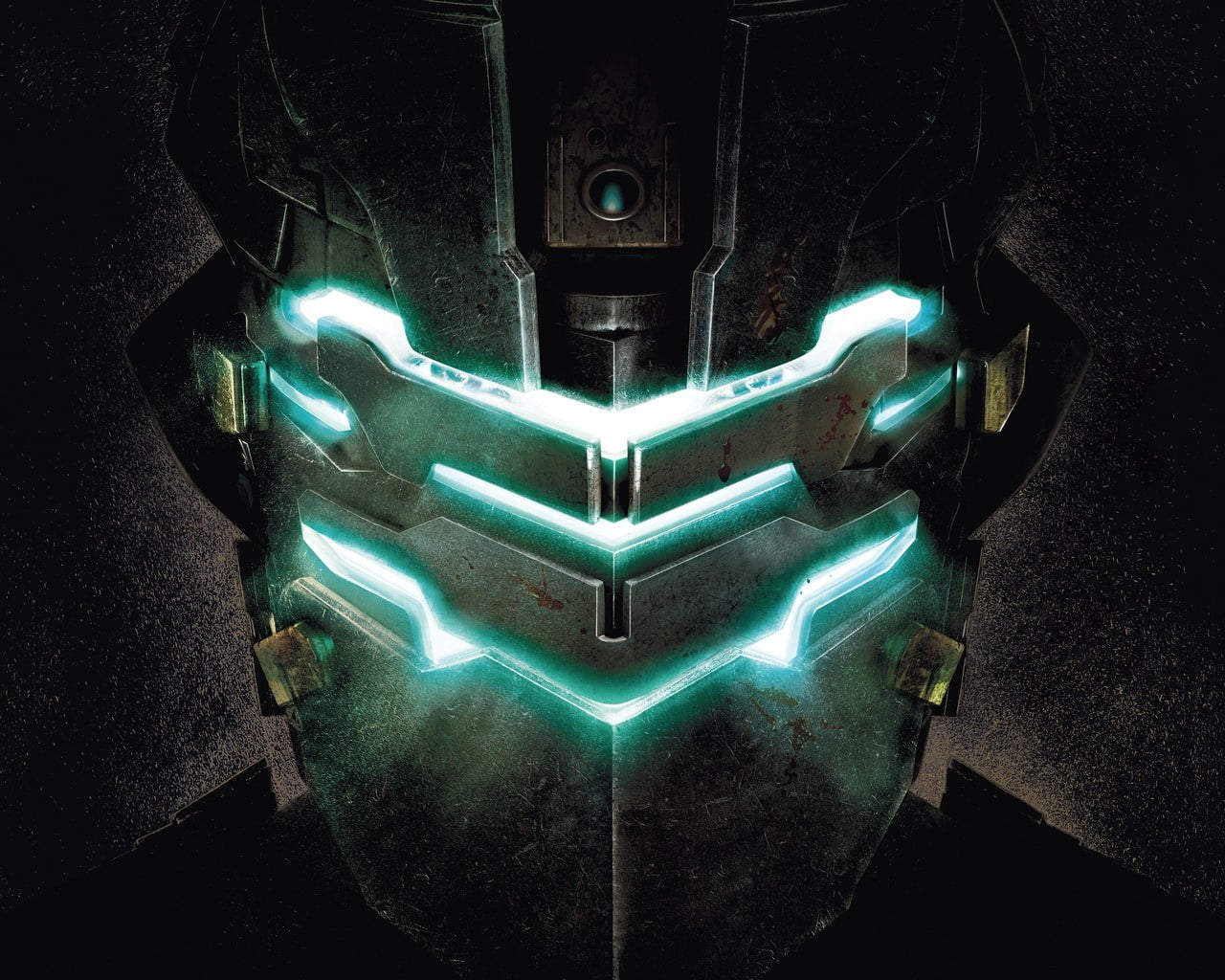 black LED robot mask cover, video games, Dead Space, Dead Space 2