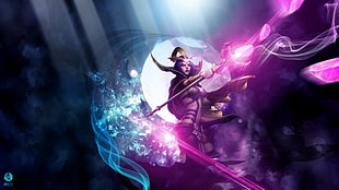 mage game character digital wallpaper, League of Legends, LeBlanc (League of Legends) HD wallpaper