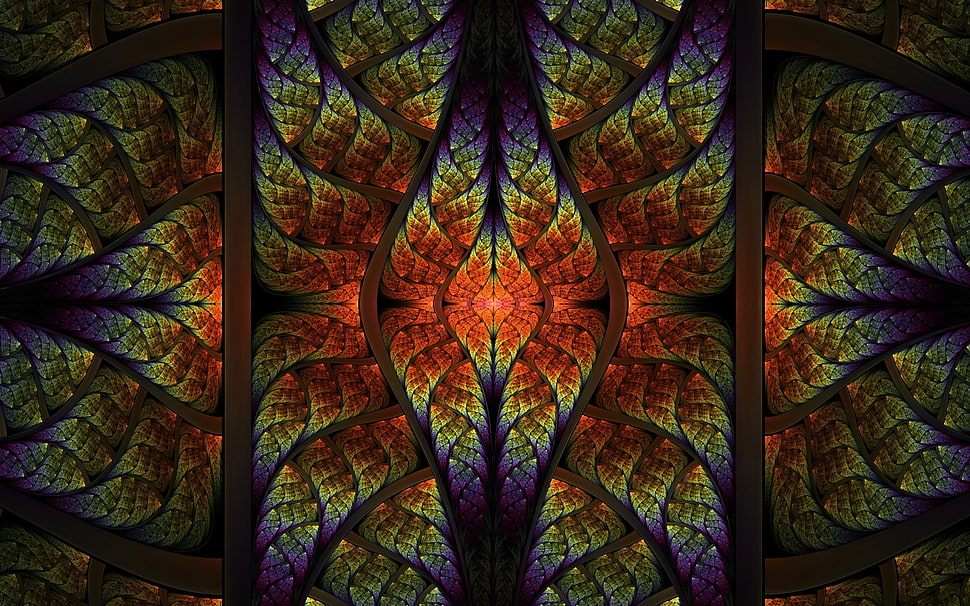 kaleidoscope painting HD wallpaper