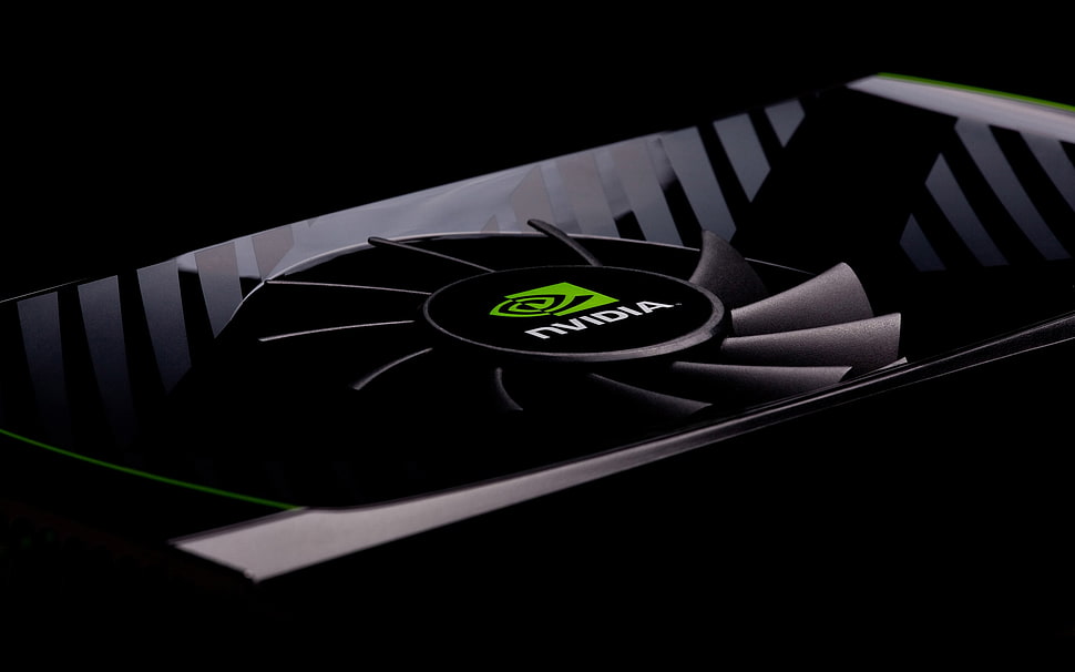 black Invidia graphics card box HD wallpaper