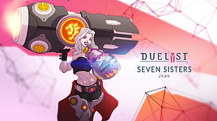 Duelist Seven Sisters digital wallpaper, artwork, digital art, Duelyst, video games