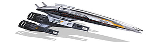 black and gray Normandy SR2 plane toy HD wallpaper