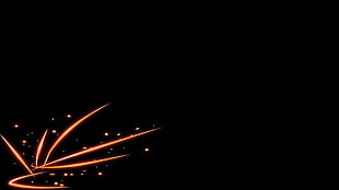 orange abstract 3D wallpaper
