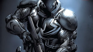 robot character graphic wallpaper, Venom, Marvel Cinematic Universe, Agent Venom, Spider-Man