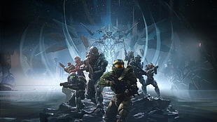 Halo game poster HD wallpaper