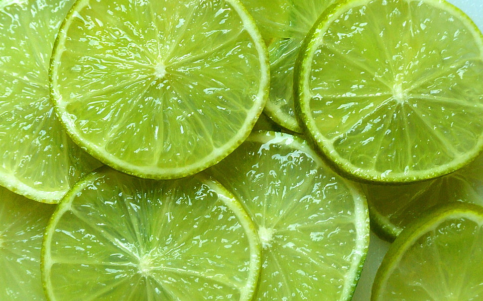 sliced lemon, lime, fruit HD wallpaper