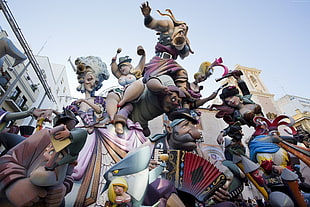 photo of animated character statue
