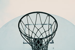 black basketball ring, Basketball, Net, Ring