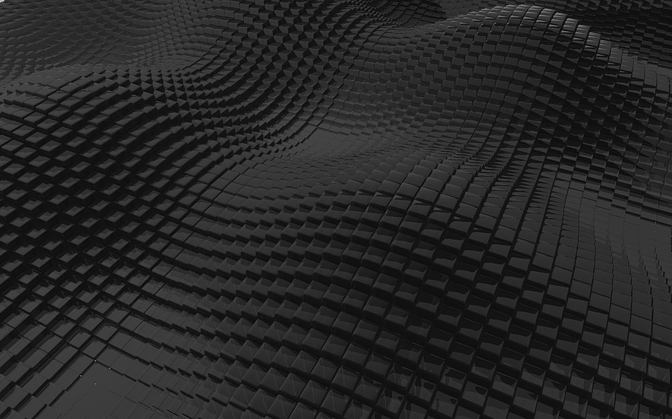 Surface,  Rough,  Black,  Cubic HD wallpaper