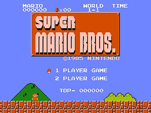Super Mario Bros game, video games, Super Mario, Mario Bros., Super Mario Bros. HD wallpaper