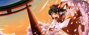 anime character woman wearing white traditional dress