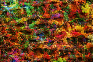 abstract painting, Colorful, Art, Spots HD wallpaper