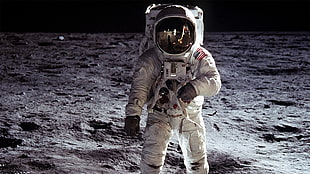Neil Armstrong, Moon, space, astronaut, Apollo