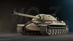 yellow war tank concept