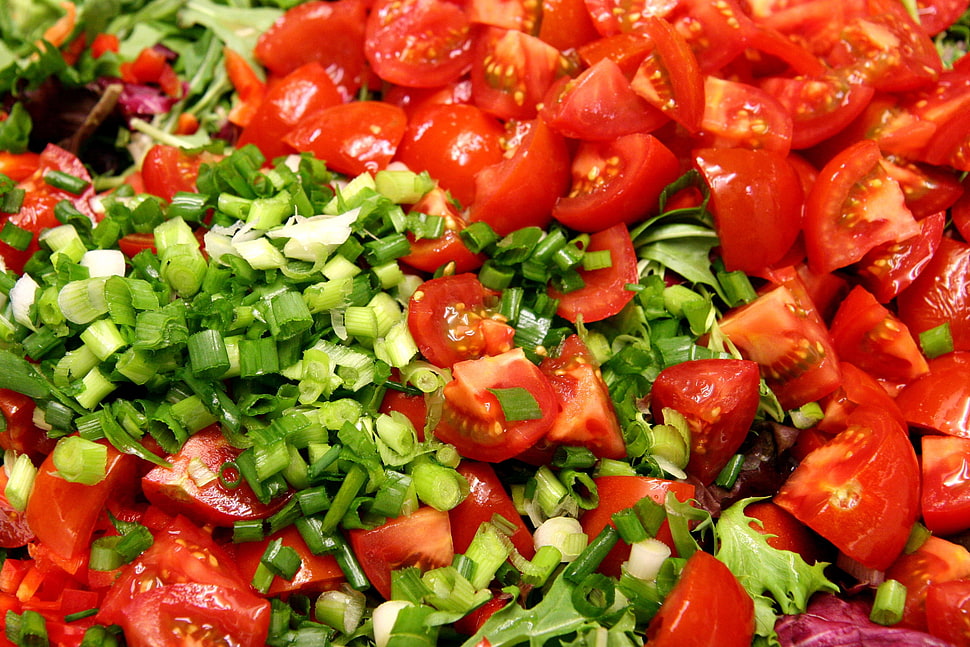 assorted slice vegetable HD wallpaper