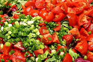 assorted slice vegetable