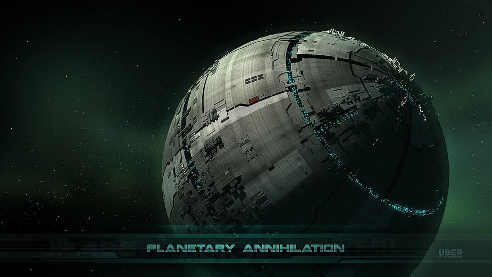 Planetary Annihilation digital wallpaper, Planetary Annihilation, video games, planet, strategy games HD wallpaper
