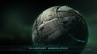 Planetary Annihilation digital wallpaper, Planetary Annihilation, video games, planet, strategy games