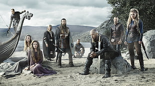 people illustration, Vikings, TV HD wallpaper