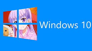 Windows 10 logo, New Game! , Suzukaze Aoba, Windows 10, anime