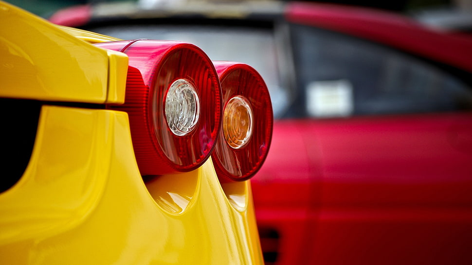 red and white ceramic mug, car HD wallpaper