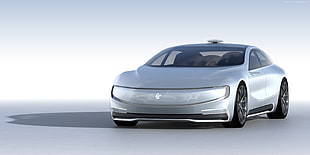silver concept car