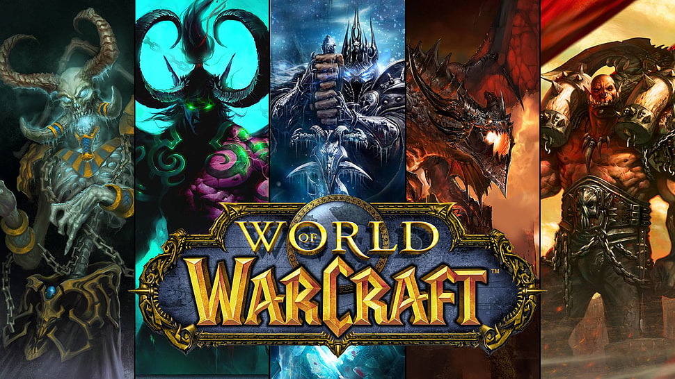 photo of World Warcraft game HD wallpaper