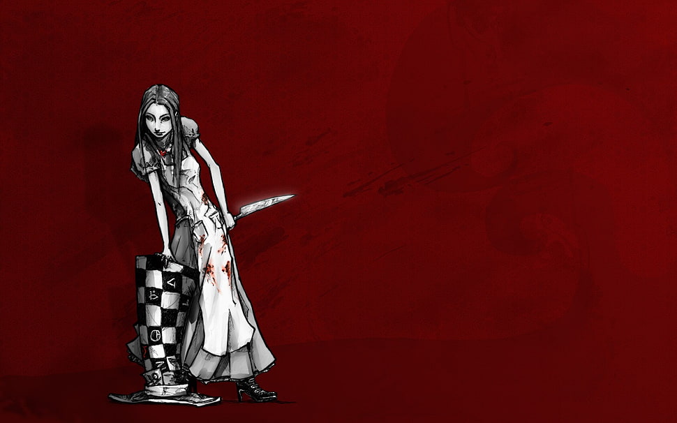 white and black robot toy, Alice: Madness Returns HD wallpaper