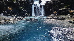 waterfalls, The Elder Scrolls V: Skyrim, river, waterfall, video games