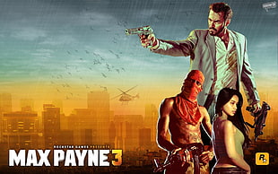 Max Payne 3 game case cover HD wallpaper