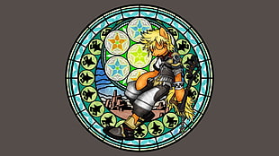illustration of horse, My Little Pony, Ventus, Kingdom Hearts, stained glass