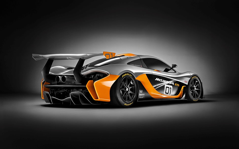 black and red sports car scale model, McLaren, McLaren P1 GTR, McLaren P1 HD wallpaper