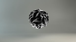 gray and black abstract illustration
