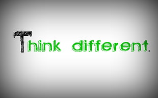 Think different text