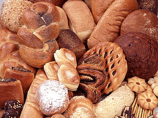baked breads lot HD wallpaper