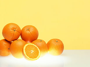 six Oranges HD wallpaper