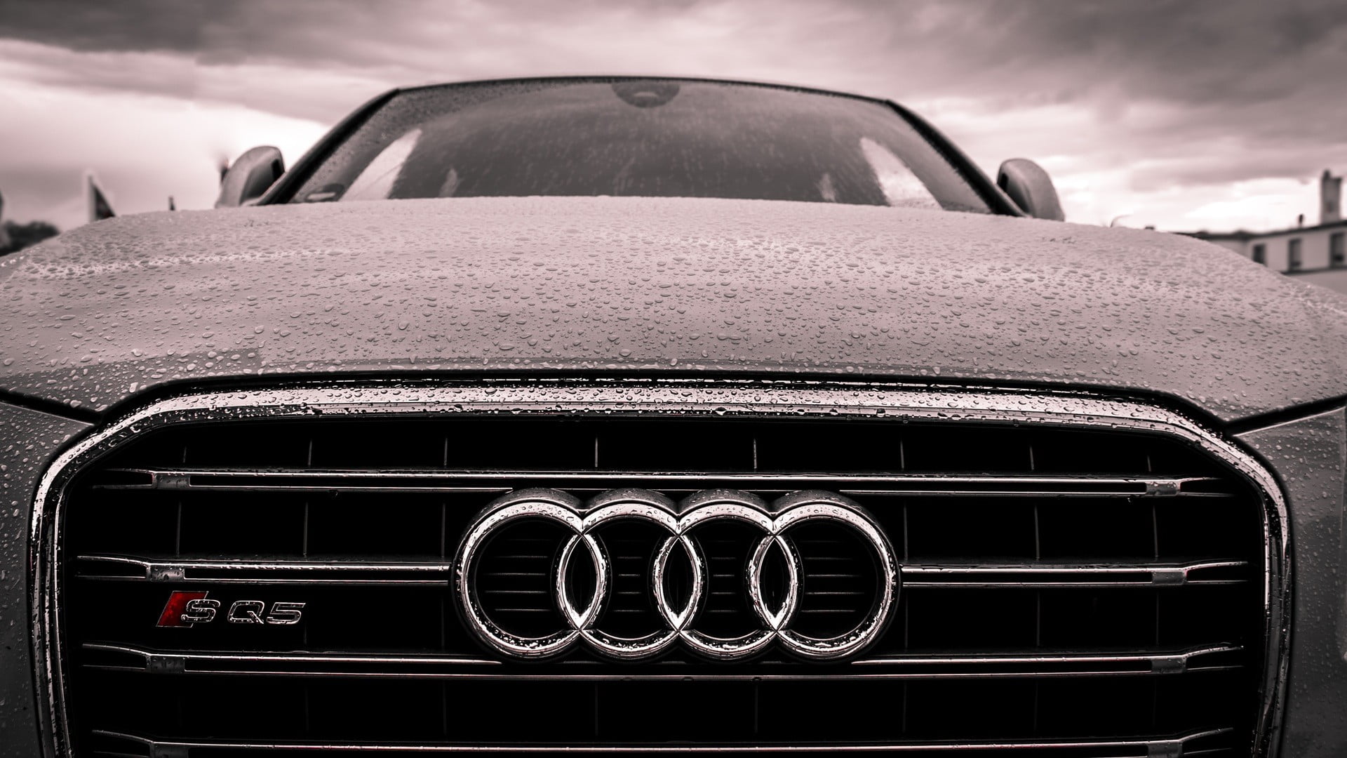 gray Audi car, vehicle, car, Audi, vehicle front