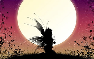 fairy illustration, wings HD wallpaper