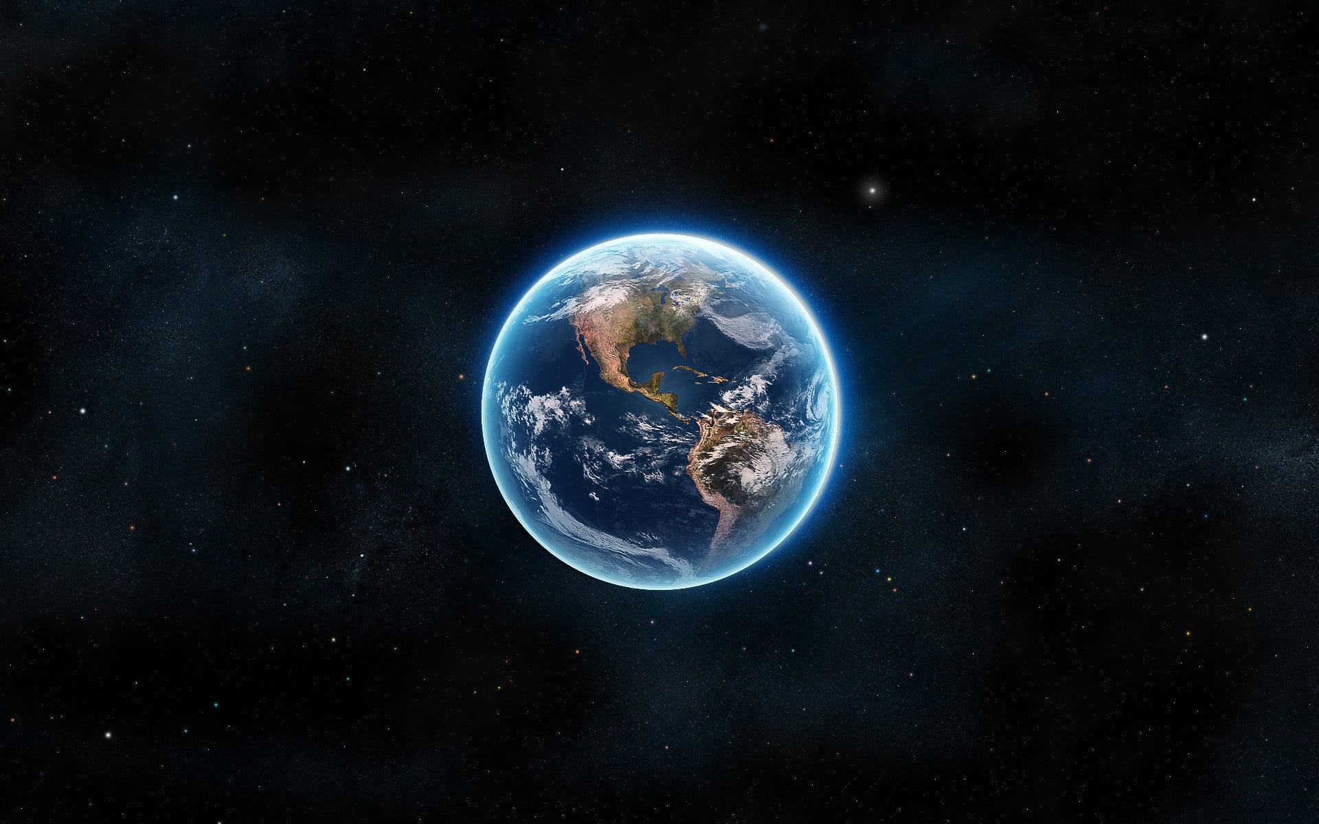 Planet Earth, Earth, space, planet, glowing HD wallpaper | Wallpaper Flare