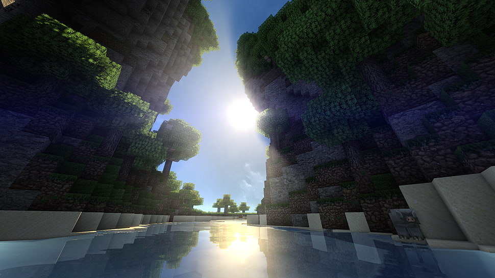 Minecraft game application, Minecraft, video games HD wallpaper