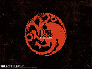Fire and Blood Targaryen book, House Targaryen, Game of Thrones, dragon, fire and blood HD wallpaper