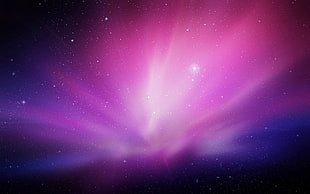 pink and blue galaxy digital wallpaper