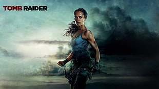 Tomb Raider poster, Tomb Raider 2018, Alicia Vikander, Lara Croft