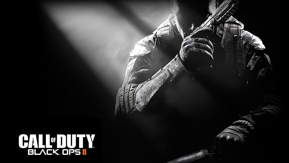 Call of Duty Black Ops II wallpaper, Call of Duty: Black Ops, pistol, knife, video games HD wallpaper