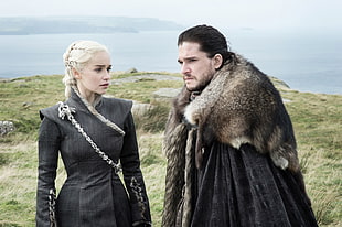 Daenerys Targaryen and Jon Snow Game of Thrones clip HD wallpaper